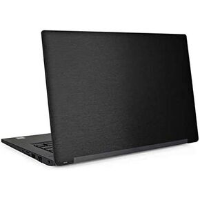 غلاف كمبيوتر محمول من Skinit متوافق مع Latitude E7250 - تصميم ذو نسيج فولاذي مصقول باللون الأسود مرخص رسميًا in Kuwait