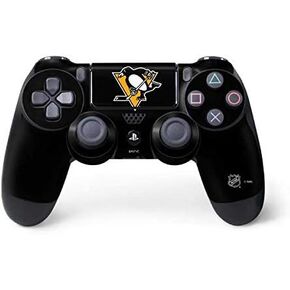 Skinit Decal Gaming Skin Compatible with PS4 Controller - Officially Licensed NHL Pittsburgh Penguins Jersey Design in Saudi Arabia
