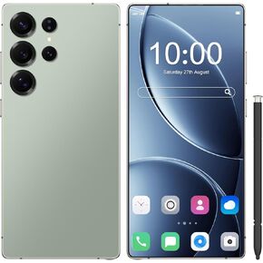 C25U Unlocked Phones,8GB+256GB Smartphone,Android 14.0 Cell Phone,7.2-inch HD Screen,6800 mAh Battery,Dual SIM,Dual Standby,5G Phone.(Green) in Kuwait