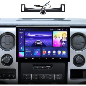 ترقية ستيريو راديو السيارة 11.5 بوصة (4G+64G) لسيارة Ford F150 2009-2012,2013 2014 STX XL متوافقة مع Carplay Android Auto GPS Navigation WiFi Bluetooth Mirroring Touch Screen Headunit in Kuwait