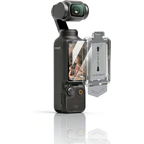 واقي شاشة الكاميرا لـ DJI Osmo Pocket 3، واقي شاشة من الزجاج المقوى وواقي عدسة مع مجموعة محاذاة تلقائية، فائقة الدقة، صلابة 9H، مقاومة للخدش in Kuwait