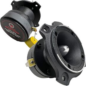 Gravity 2X WZ40TWBK 2400 Watts Maximum Power Handling Warzone Series Heavy Duty Titanium Super Tweeter Loud Speaker 4-Ohms Black Frame -2nd Gen in Kuwait
