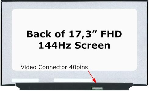 استبدال شاشة SCREENARAMA الجديدة لشاشة B173HAN04.0، 144 هرتز، FHD 1920x1080، غير لامعة، شاشة LCD LED مع أدوات in Kuwait