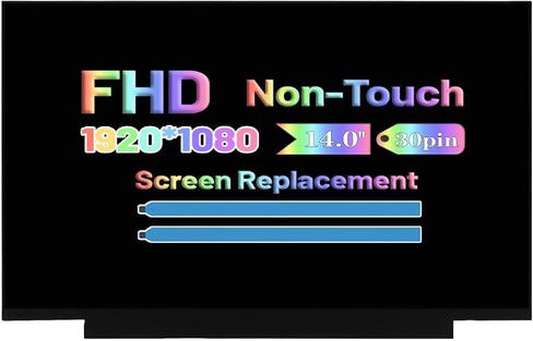 استبدال شاشة FHD لجهاز Lenovo ThinkPad T490 T490s T495 T495s P43s 02DL762 02DA381 FRU 01YN156 01YN157 01YN154 14.0 بوصة FullHD 1080P LCD LED لوحة العرض in Kuwait