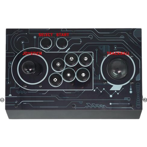 عصا القتال FightBox R10 Arcade مع وحدة تحكم لعبة Trackball Retro in Kuwait