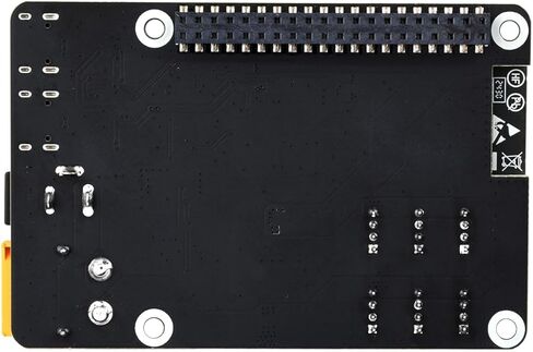 Direct Drive Servo Motor Driver Board (B) Suitable for Raspberry Pi 5 /4B, 2.4G WiFi Support, for DDSM400 Hub Motor, ESP Now Support, via ESP32 UART or Type-C USB Port @XYGStudy (DDSM Driver HAT (B)) in Saudi Arabia