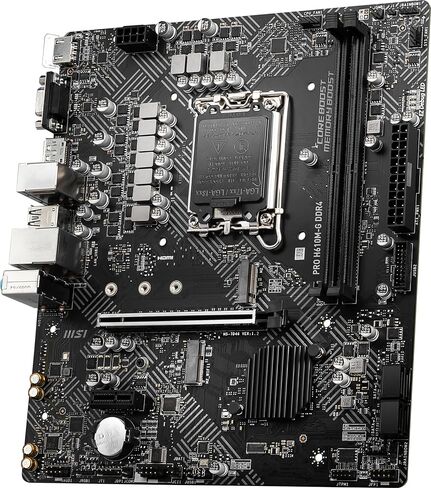 اللوحة الأم MSI PRO H610M-G DDR4 (الجيل 12/13/14 من Intel Core، مقبس LGA 1700، DDR4، PCIe 4، SATA 6 جيجابت/ثانية، 1 جيجابت في الثانية LAN، فتحات M.2، USB 3.2، mATX) (متجدد) in Kuwait