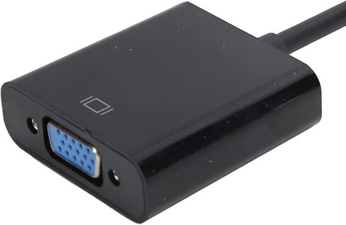 محول Mini DisplayPort إلى VGA، كابل فيديو 20 سم من Mini Male إلى VGA Female، 1080P @ 60HZ كابل محول الفيديو لجهاز TVMonitorProjector in Kuwait
