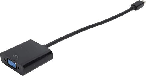 محول Mini DisplayPort إلى VGA، كابل فيديو 20 سم من Mini Male إلى VGA Female، 1080P @ 60HZ كابل محول الفيديو لجهاز TVMonitorProjector in Kuwait