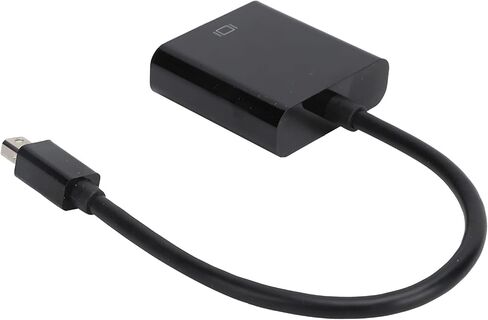 محول Mini DisplayPort إلى VGA، كابل فيديو 20 سم من Mini Male إلى VGA Female، 1080P @ 60HZ كابل محول الفيديو لجهاز TVMonitorProjector in Kuwait