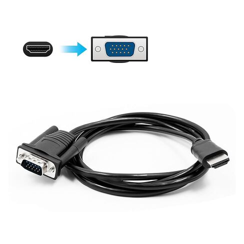 HD to VGA Cable, HD to VGA Cord Male to Male Gold Plated for TV in Saudi Arabia