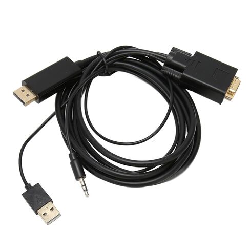 Video Adapter Cable, VGA to Connector Cable Proof Plug and Play Portable Builtin Advanced IC Chip for Projector for Computer in Saudi Arabia