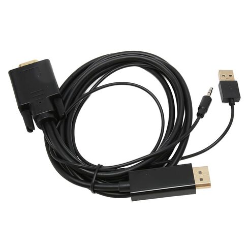 Video Adapter Cable, VGA to Connector Cable Proof Plug and Play Portable Builtin Advanced IC Chip for Projector for Computer in Saudi Arabia