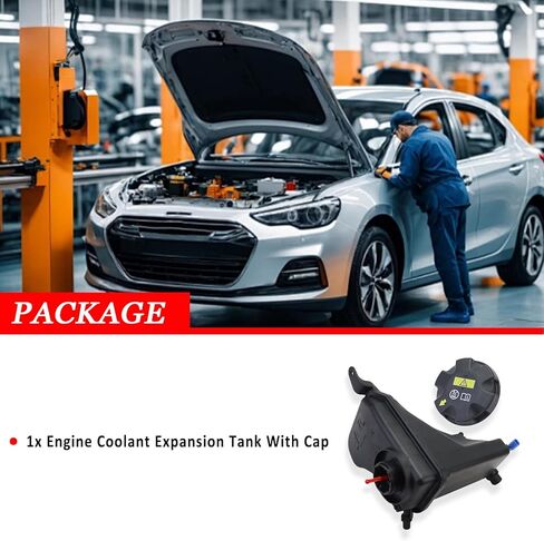 Engine Coolant Reservoir Tank & Sensor & Cap Repalces 17137567462 17137607482 17137640514 603-334, for BMW 118i 120i 125i 130i 135i 323i 325i 325xi 328i 328xi 330i 330xi 335i 335xi X1 Z4 in Saudi Arabia