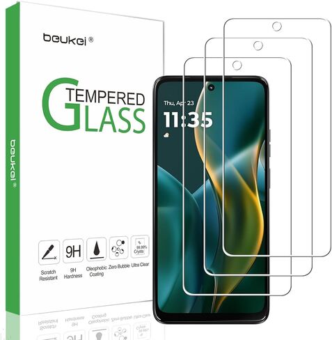 (3 Pack Designed for Motorola Moto G (2025/2026) Screen Protector Tempered Glass, Touch Sensitive, 9H Hardness，[NOT fit for 2020-2024 Version] in Saudi Arabia