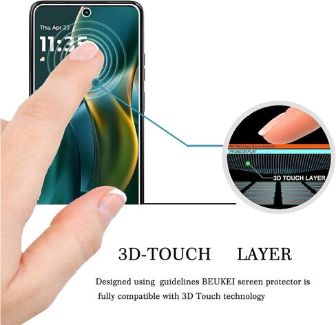 (3 Pack Designed for Motorola Moto G (2025/2026) Screen Protector Tempered Glass, Touch Sensitive, 9H Hardness，[NOT fit for 2020-2024 Version] in Saudi Arabia