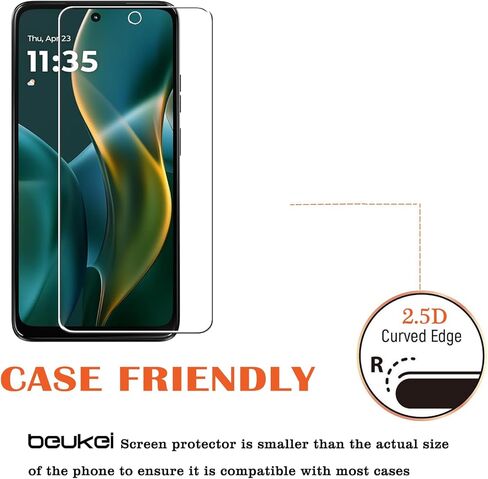 (3 Pack Designed for Motorola Moto G (2025/2026) Screen Protector Tempered Glass, Touch Sensitive, 9H Hardness，[NOT fit for 2020-2024 Version] in Saudi Arabia