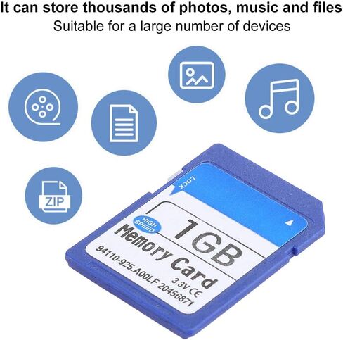 Fast Read Speed Memory Card for Camera SLR, Music Storage, with High-Speed for MP3 MP4 Game Machine(1G) in Saudi Arabia