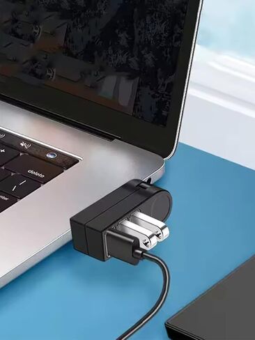 موزع USB ذو 3 منافذ [قابل للدوران 90 درجة/180 درجة]، موزع USB 2.0 موزع منفذ USB 2.0 موسع لأجهزة MacBook، والكمبيوتر المحمول، والسيارة، وiMac، والفلاش in Saudi Arabia