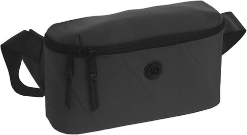 Joan & David Collection 15" Passport Sling Travel Pouch Bag with Zip Pocket Adjustable Straps Cell Phone Pockets & TSA Approved Bottles (Black) (Black) in Saudi Arabia