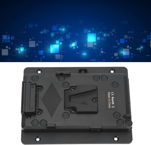 Acouto Battery V Mount Adapter with D Tap Output for Monitors, Cameras, and Video Lights - & Storage Case Design in Saudi Arabia