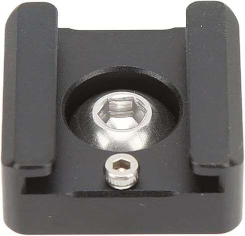 Acouto Cold Shoe Mount Adapter Aluminum Alloy Expansion Bracket with /4in Screw Hole for Versatile Camera Accessories in Saudi Arabia