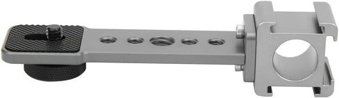 Acouto Cold Shoe Extension Bracket for Stabilizer Cameras - Connect Microphones & Accessories with /4" & 3/8" Screw Holes in Saudi Arabia