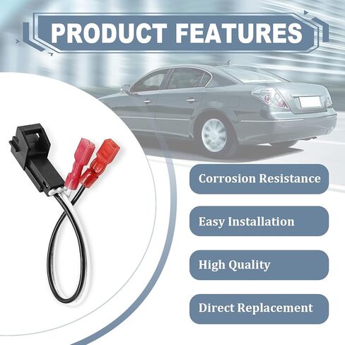 2 Pair Door Speaker Wiring Harness Connector Kit for Buick 1995-2006 / Chevy GMC Silverado Sierra 1995-2009 – Aftermarket Speaker Wire Adapter Cable Plug in Saudi Arabia