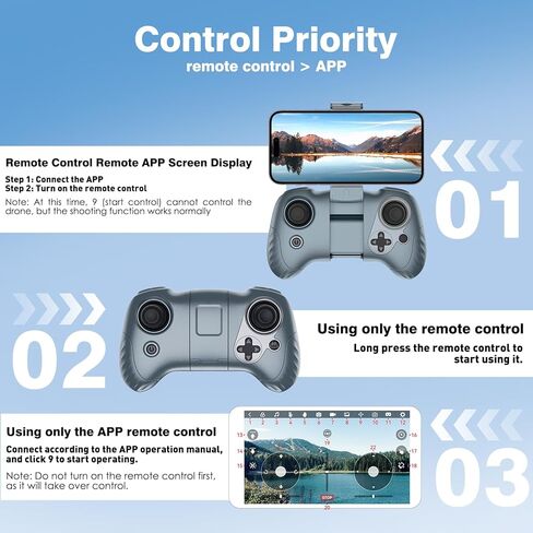 طائرة بدون طيار FPV مع كاميرا 1080P HD - طائرة رباعية المروحية RC قابلة للطي للبالغين والأطفال المبتدئين، التحكم الصوتي، صورة شخصية للإيماءات، وضع مقطوعة الرأس، بطاريتان تدوم 30 دقيقة، حقيبة سفر محمولة، طائرة بدون طيار صديقة للمبتدئين in Kuwait