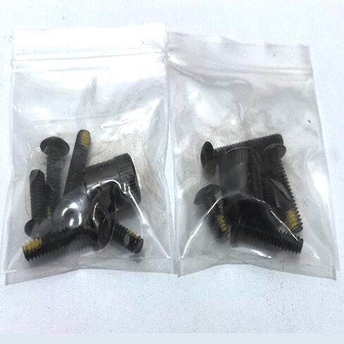 طقم محول قاعدة تثبيت دوار سريع الفصل مكون من قطعتين، فولاذ أسود فوسفاتي عالي التحمل مع 5 براغي، 1 صمولة in Kuwait