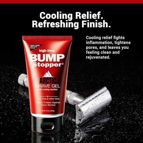 High Time Bump Stopper Shave Gel W/Aloe& Tea Tree Oil 5.3oz in Saudi Arabia