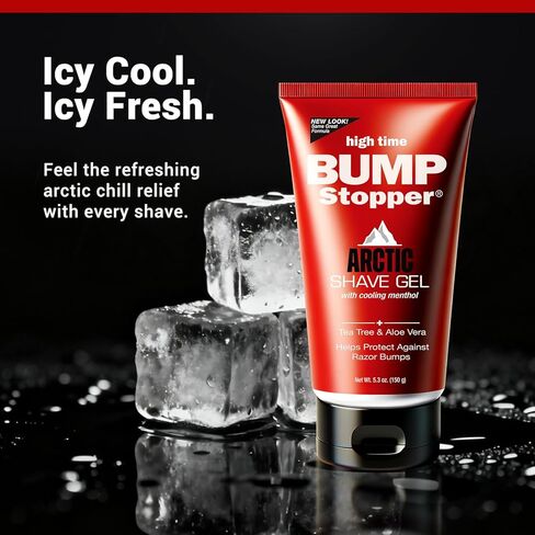 High Time Bump Stopper Shave Gel W/Aloe& Tea Tree Oil 5.3oz in Saudi Arabia