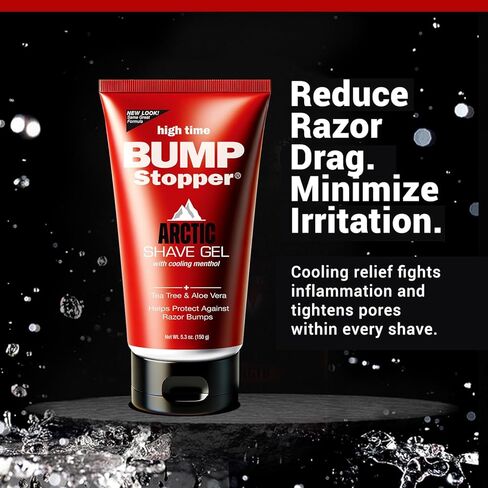 High Time Bump Stopper Shave Gel W/Aloe& Tea Tree Oil 5.3oz in Saudi Arabia
