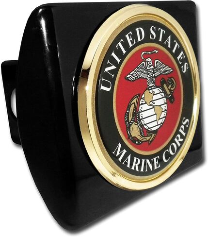 Elektroplate Officially Licensed U.S. Marine Corps Crest All Metal Urban Camo Hitch Cover for Trucks and SUVs | Fits Standard 2" Trailer Hitch Receivers | Premium Weatherproof in Saudi Arabia