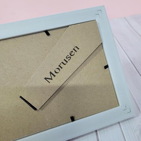 Morusen Picture frames – Mint Green/White with Gold Frame, Perfect for Desktop Display in Saudi Arabia