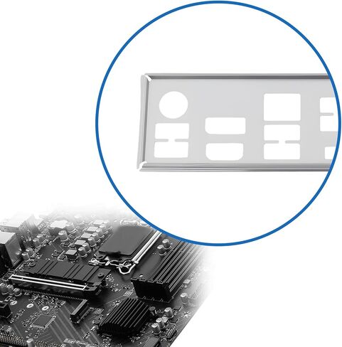 قم بإنشاء فكرة لوحة حماية الكمبيوتر الخلفية للوحة I/O Shielding المتوافقة مع MSI PRO B760-P WiFi DDR4 in Saudi Arabia