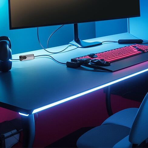 محول USB 3.0 إلى إيثرنت، سرعة عالية 5 جيجابت في الثانية، محول شبكة USB C إلى RJ45 Gigabit LAN، التوصيل والتشغيل، متوافق مع Wins وOS X وiOS وLinux وChrome in Kuwait