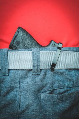 مشبك لـ Smith & Wesson Shield، 2.0 وPlus - حافظة بمشبك حزام حمل مخفي - مشبك ممتاز لحمل مخفي مخفي وآمن ومريح - ملحق مثالي - حافظة نحيفة وآمنة بدون حجم كبير in Kuwait