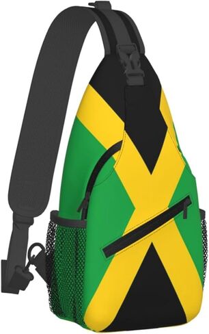 Grenada Flag Sling Bag For Women Men Grenadian Patriotic Crossbody Backpack Chest Daypack Adjustable Shoulder Bag For Hiking Travel in Saudi Arabia