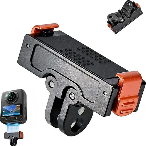 حامل محول مغناطيسي سريع الفك متوافق مع DJI Osmo Nano/Osmo Action 6، حامل توسيع مع فتحة لولبية 1/4/موصل قابل للطي/إبزيم سريع الفك، ملحقات كاميرا الحركة in Kuwait
