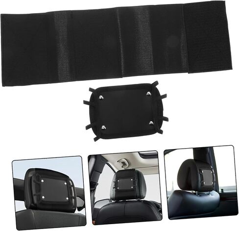 Veemoon Car Headrest Holder Mount Tablet Phone Mount for Family Travel Rear Seat Organizer Accessory in Saudi Arabia