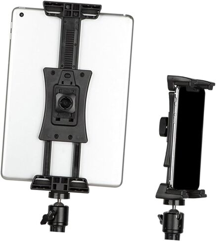 Rotating Tablet and Phone Tripod Holder Clip Photography Clip for Landscape Portrait Use Compatible with Smartphones and Tablets for Video Recording and Outdoor Travel Photos in Saudi Arabia