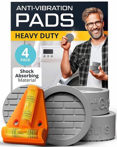 Silent Guys Anti Vibration Pads for Washing Machine 4 pcs Anti Vibration Mat Washing Machine Mat Anti Vibration Pads for Washer Vibration Pad Rubber Mat for Washer and Dryer Washing Machine Stabilizer in Saudi Arabia