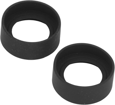 2 Pcs Stereo Microscope Eyepiece Eyeshields Rubber Flat Angle Eyepiece Guard, Clear with Comfortable Rubber Material, with Flat Angle Eyeshields, Suitable for 40 42mm Interface in Saudi Arabia
