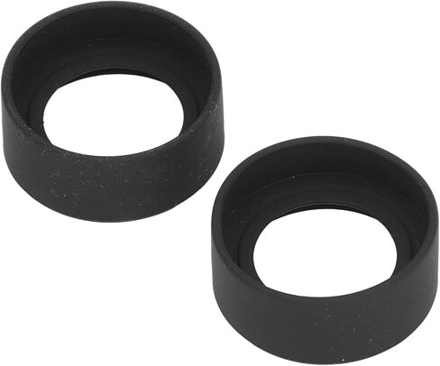 2 Pcs Stereo Microscope Eyepiece Eyeshields Rubber Flat Angle Eyepiece Guard, Clear with Comfortable Rubber Material, with Flat Angle Eyeshields, Suitable for 40 42mm Interface in Saudi Arabia