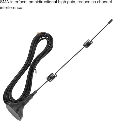 XP-2.4G-001 2.4G Wireless Suction Cup Antenna with SMA Interface for WiFi Signal Transmission and Gain in Saudi Arabia