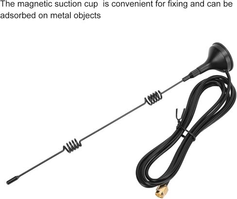 XP-2.4G-001 2.4G Wireless Suction Cup Antenna with SMA Interface for WiFi Signal Transmission and Gain in Saudi Arabia