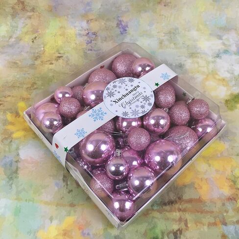 Xinchuangtu Christmas tree decorations, Christmas Ball Ornaments Set – Shatterproof Plastic Holiday Decorations for Tree & Home in Saudi Arabia