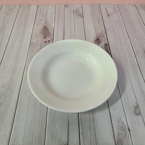 Flendural Serving Platters, Classic White Ceramic Round Serving Platter, for Appetizers, Cakes & Entertaining in Saudi Arabia