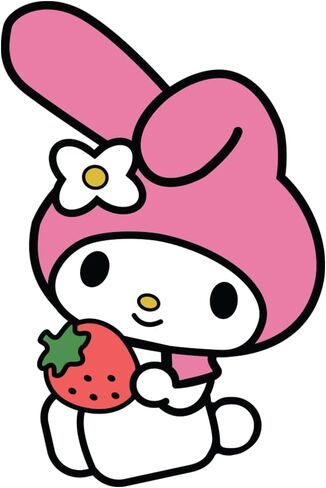 ملصق جرافيك Hello Kitty للكمبيوتر المحمول، وزجاجة المياه، ومصد السيارة، والمرآة، والكمبيوتر المحمول، مقاوم للماء، ومقاوم للطقس، ملصق سانريو لطيف (3.6 بوصة × 5 بوصة) in Kuwait